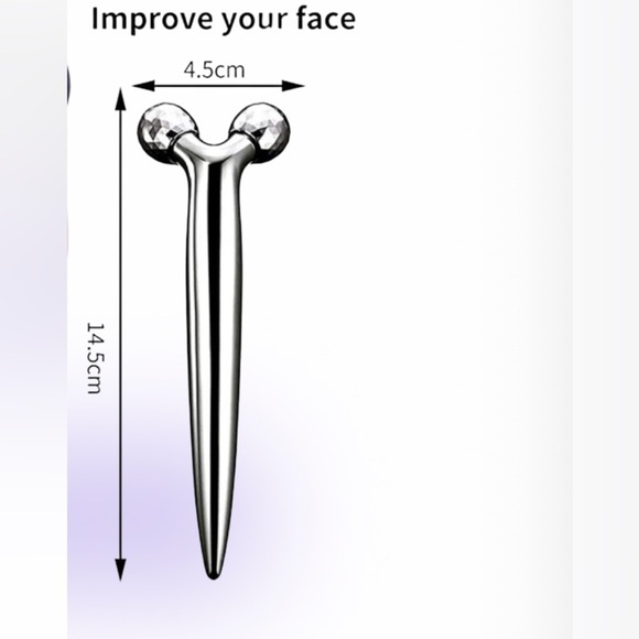 Silver 3D style Facial Roller - Picture 13 of 14
